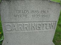 Carrington, Delos and Myrtie